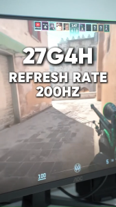 AOC 27G4H / 27G4HX 27” FHD Fast IPS Panel 200Hz HDR10 Gaming Monitor | 0.3 ms | Built-in Speaker | Adaptive-Sync