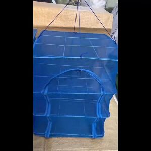 คอนโดตากปลา มุ้งตากอาหาร ตาข่ายตากอาหาร ที่ตากอาหาร 4 ชั้น ตาข่ายตากอาหาร มุ้ง พร้อมซิปปิดกันแมลง