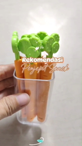 Klip Penjepit Kemasan Makanan Penyegel Plastik Snack Bentuk Wortel