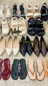 Giày thể thao cao 4cm đế bằng cột dây viền màu da - PJ - (807nhua)