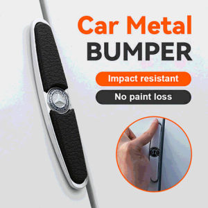 ✨Car door collision protection strip alloy metal scratch protection strip strong prevent damage from narrow parking / metal bumper guard for car door protection