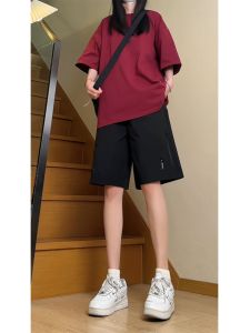 Quần Short Nam Chống Thấm Nước American Style Mùa Hè Quần Leo Núi Ngoài Trời Nhanh Khô Quần Short Nam Cạp Vừa Dài Năm