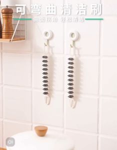 Flexible Gap Cleaning Brush Bendable Crevice Cleaning Brush Multifunctional Gap Cleaning Brush Tool Bathroom Sink Brush Bendable Brush for Kitchen Faucets Corners Taps