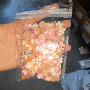 50g/bag 3D Random Mixed Bowknot Flower Nail Charms 7-Colors Resin Ribbon Rhinestones Nail Art Decorations DIY Nails Accessories