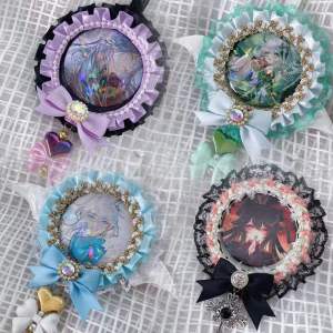 Bar Wing Pendant Card Holder Protective Cover Gu Mei Peripheral Badge Storage Display Pain Package Pendant Decoration