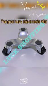 Triangular Heavy Object Transport Trolley: Portable Furniture Lifting Tool