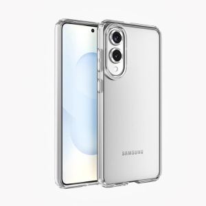 Ốp Điện Thoại Chống Ố Vàng Trong Suốt Chống Sốc Hai Lớp TPU PC Cho Samsung Galaxy S25/S24/S23/S22 A55 A16 A54 A15