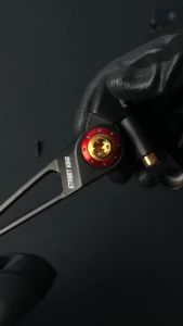 MOKOTO SCREW SET ONLY FOR STREETKING SIDE MIRROR G4313 FLOWER TYPE GOLD BOLTS WITH WASHERS