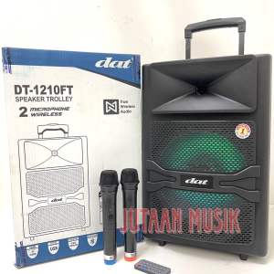 Speaker DAT DT 1210FT Original 12 Inchi portable DAT dt 1210 ft (BISA COD)