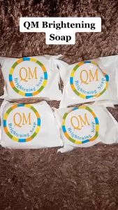 Sabun QM Brightening Soap BPOM / Sabun Pencerah Wajah dan Badan - Facial and Body Wash 2pcs
