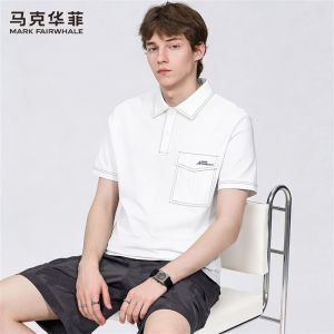 Mark Fairwhale | Cotton Placket Short Sleeve New Summer Casual T-Shirt