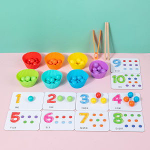 Montessori Educational Concentration Skill Training Number Recognition Fine Motor Skills Toy