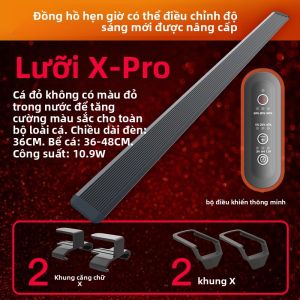 Đèn Thủy Sinh Tăng Màu Chống Nước LED Ba Màu Cơ Bản
