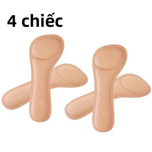 2 Cái/4 Cái Dép Nữ Giày Cao Gót Đế Giày Thấm Hút Mồ Hôi Chống Trơn Trượt Mềm Mại Giảm Chấn EVA Miếng Lót Giày Thoáng Khí Chiều Rộng Trung Bình