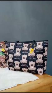 BJ62134 - PINK/BROWN/BLACK/BEIGE TAS TOTEBAG BONEKA LUCU SHOULDER JINJING HANDBAG SLEMPANG KOREA CHINA WANITA FASHION IMPORT MODIS ELEGAN TERMURAH TERLARIS TERBARU BAGSTORE JAKARTA TAS BATAM ZCJ2134 JTF912