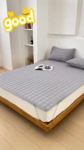 Quilted Waterproof Mattress Protector Topper Bed Sheet Cover With Elastic Band Single/Double/Queen/King Bedspread Winter Mattress Cover