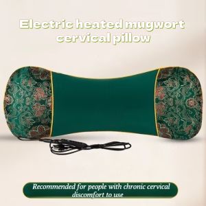 Ai Cao Electric Cervical Pillow Cervical Support Pillow Ergonomic Improvement Sleep Heat Compression Health Pillow