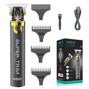 VGR | VGR Hair Trimmer Professional Hair Cutting Machine Barber Cordless Haircut Machine Hair Clipper Metal Trimmer for Men V-082