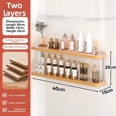 Multi-layer Narrow Wall Shelf No Drilling Required
