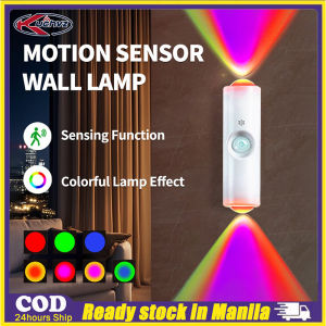 KUCHVZ Motion Sensor Night LightMotion Sensor Light IndoorUSB Type-C Charging Ultra-Long Battery LifeMagnetic MountColorful neon Colors ChangeWall lampApply for BedroomBathroomCourtyard christmas decoration for home