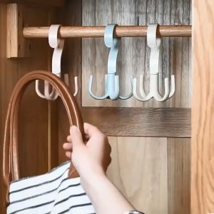 Hanger Serbaguna dengan 4 kait utk scraftali pinggang/Rotating hanger 360 Degree