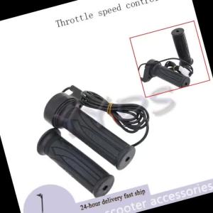 1 Pair Throttle 24V 36V 48V 60V 72V 84V 96V Accelerator Twist Gas Handle for Electric Bicycle/e-bike/Scooter/BLDC Controller