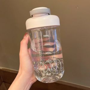 Loolecondera | Sporty Attractive Tritan Shaker Cup With Scale Portable