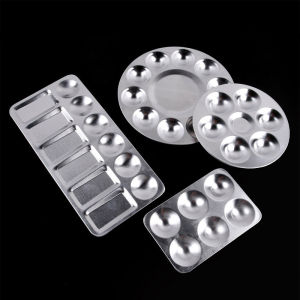 Aluminum Clay Mixing Plate Metal Palette Smooth Surface Easy to Rinse Four Specifications Square Round