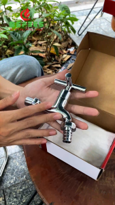 Vòi Lạnh Gắn Tường Hafele 495.61.020 – Có Đầu Răng Nối Máy Giặt – Lắp Đặt Dễ Dàng - STM