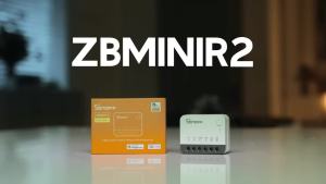 Sonoff | SONOFF ZBMINIR2 Zigbee Smart Switch Ultra-Compact 10A Smart Home Automation Module Works with Alexa Google Home via Zigbee Hub