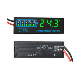 Gaqqee | Mô-đun Chỉ Báo Điện Áp Kỹ Thuật Số LED 7-55V Bảng Hiển Thị Năng Lượng Pin Cho Pin Lithium & Ắc Quy Chì Axit Chỉ Báo Dung Lượng Pin Còn Lại