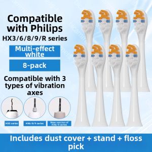 Philips Electric Toothbrush Head Diamond Replacement Head HX9352/04/12/72/32/62 Compatible with Fivemore Oral Care Products