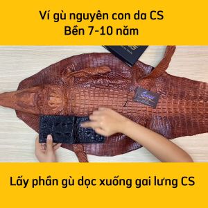 [FREE SHIP] Ví Da Cá Sấu [GÙ NGUYÊN CON ĐẸP MÊ LY] VS102D+