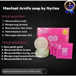 SABUN ARNIFA BY NYRTEA SABUN PENCERAH WAJAH DAN KULIT 💯 HALAL BPOM