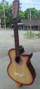 gitar akustik bonus tas terlaris
