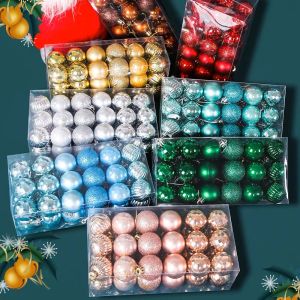 SET 24/36 quả châu trang trí noel 3cm/4cm MẪU E18/E19 Treo Cây Thông Giáng Sinh TTNTSS424