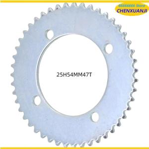 Off Road Electric Scooter Chain Wheel Sprocket 25H 47T/70T/65T/55T -Hole Chain Disk Motorcycle Chain Wheel Gear Accessories