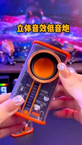 K07 Single Wireless Bluetooth 5.0 Speaker 5w Rhythm Breathing Light 3D Audio System Stereo Portable BYZ 600mAh Rainbow Light Transparent Bluetooth Speaker Pembesar Suara 机甲小钢炮 3D Surround 1pc/set