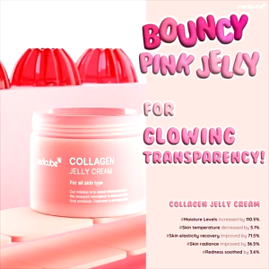 MEDICUBE Collagen Jelly Cream 110ml | Bouncy Firming Moisturizer with Niacinamide | Glass Skin Glow & Deep Hydration for All Skin Types