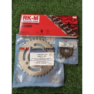 RK-M RKM Lagenda 115z/zr SRL115 z/zr sprocket chain rantai set