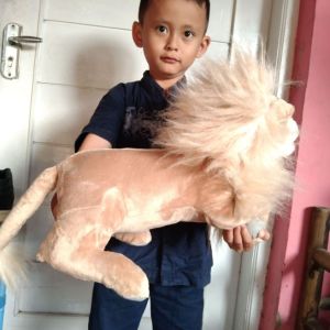 BONEKA SINGA LION DOLL MAINAN KARAKTER BINATANG EDUKASI SET HADIAH ULTAH KADO COWOK CEWEK DEWASA DAN ANAK