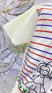 short sleeve paper pods design polo barong