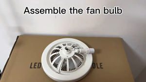 ALston LED Ceiling Fan Chandelier E27 Fan Light 3 Colors Dimming Lamp Living Room Bedroom Top Lighting