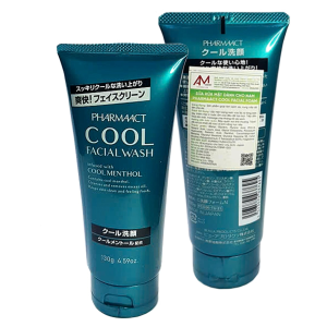 Sữa rửa mặt bạc hà Pharmaact cool 130g (dành cho nam) hàng nội địa Nhật Bản