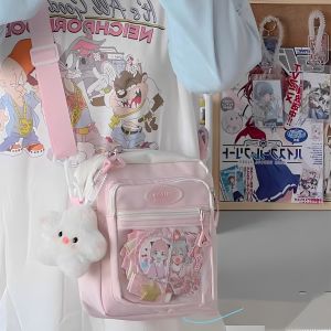 Childrens Crossbody Bag Girls Elementary School Bag New out Cute Single Shoulder Bag Leisure Small Backpack for Girls