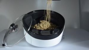 เครื่องคั่วเมล็ดกาแฟอัตโนมัติ แบบเอียง ปรับอุณหภูมิ  เครื่องคั่วเมล็ดกาแฟอัตโนมัติ👍👍ส่งด่วนๆๆ👍👍