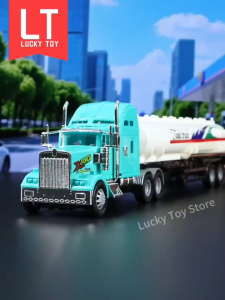 1:36 Sliding Container Truck Simulation Car Model Toys for Kids Collection Vehicles Gifts