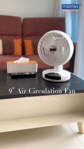 Morries 9 Inches Remote Air Circulation Table Fan MS 2816DCDF (2 Years Warranty)(8 Years Warranty On Motor)