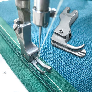 Máy May Đế Bằng Vi Tính Chân Bộ 0.1 Dây Kéo Chân Hẹp Chân Áp Lực Cao Thấp Cho Dây Kéo Và Túi Khâu