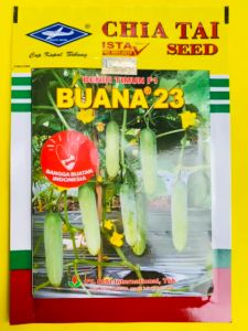 Benih mentimun lalap/baby hibrida F1 BUANA 23 isi 20gr tahan gemini virus dari cap KAPAL TERBANG joss tenan!!